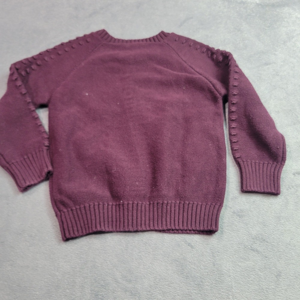 Hanna Andersson Girls Purple Plum Cardigan Sweater Bundle Size 100 3T 4T 2 Pack - Picture 10 of 12